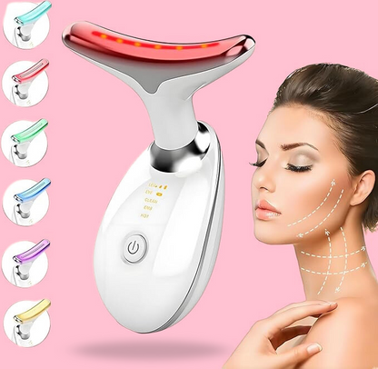 Facial and Neck LED Lifting Massager 7 in 1