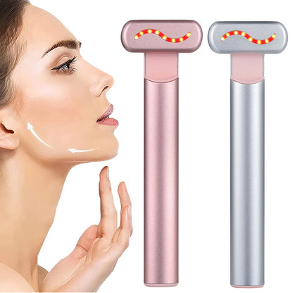 Red LED Light 4 in 1 Skincare Tool Wand