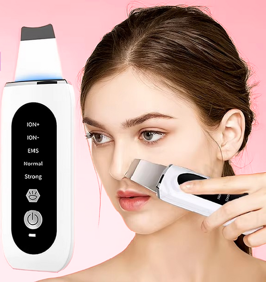 Ultrasonic Skin Scrubber Peeling Blackhead Remover+GIFT HUMIDIFIER